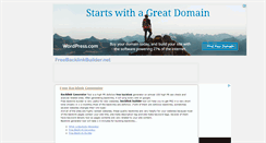 Desktop Screenshot of freebacklinkbuilder.net